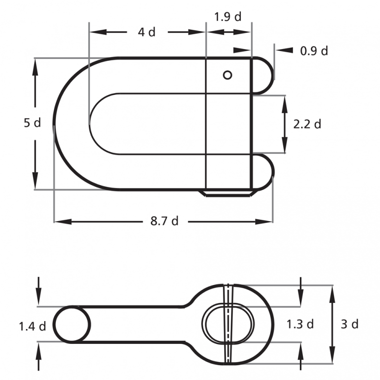 Anchor Shackle D Type