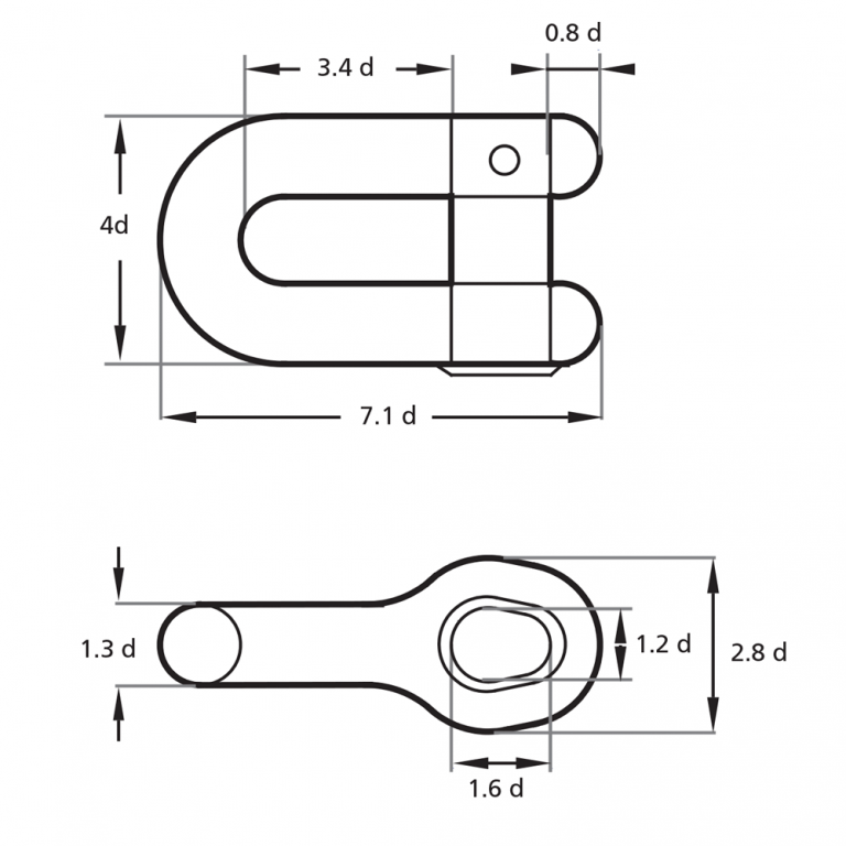 Joining Shackle D Type