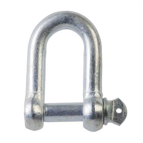Commercial Electro Galvanised Dee Shackle